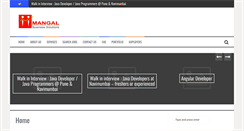 Desktop Screenshot of mangaljobs.com