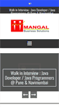 Mobile Screenshot of mangaljobs.com